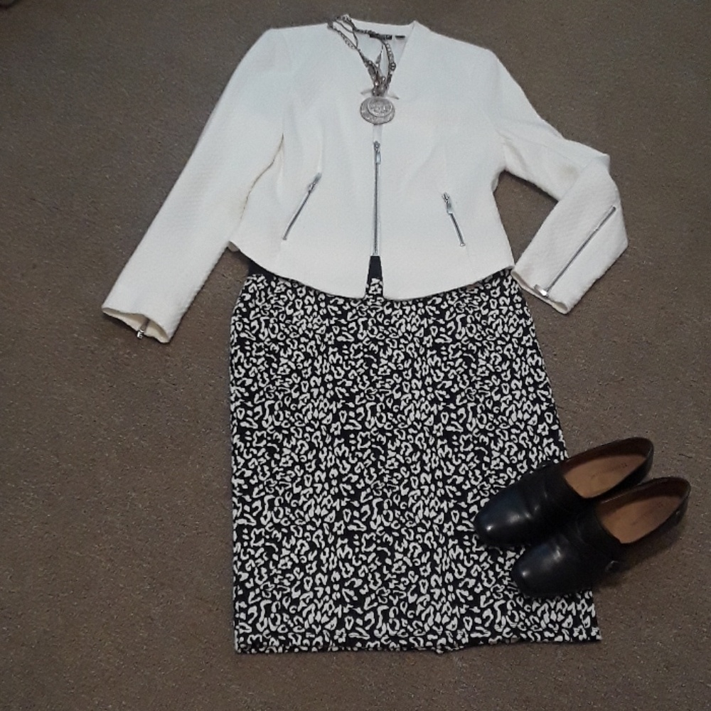 Animal print skirt